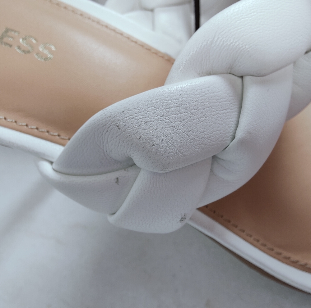 Express Braided White Mules - Picture 12 of 13